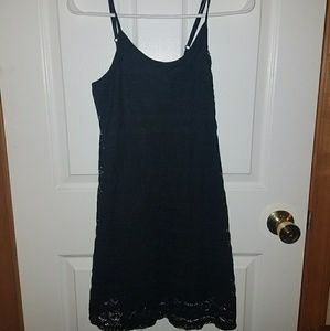 Black lace dress